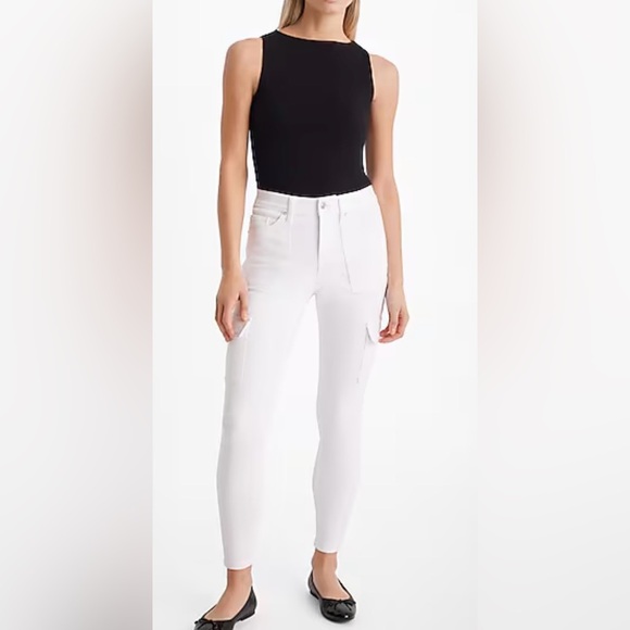 Express Women's White Skinny Jeans NWT - Picture 6 of 11